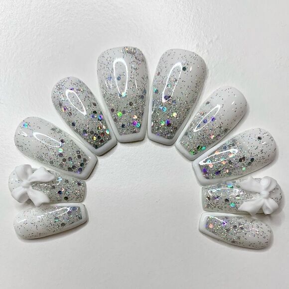 Fairy Dust Custom Press On Nails | High Quality Nails | Handmade - Picture 1 of 10